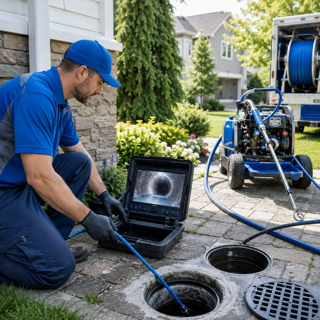 Outdoor drain cleaning professionals serving Morven, GA