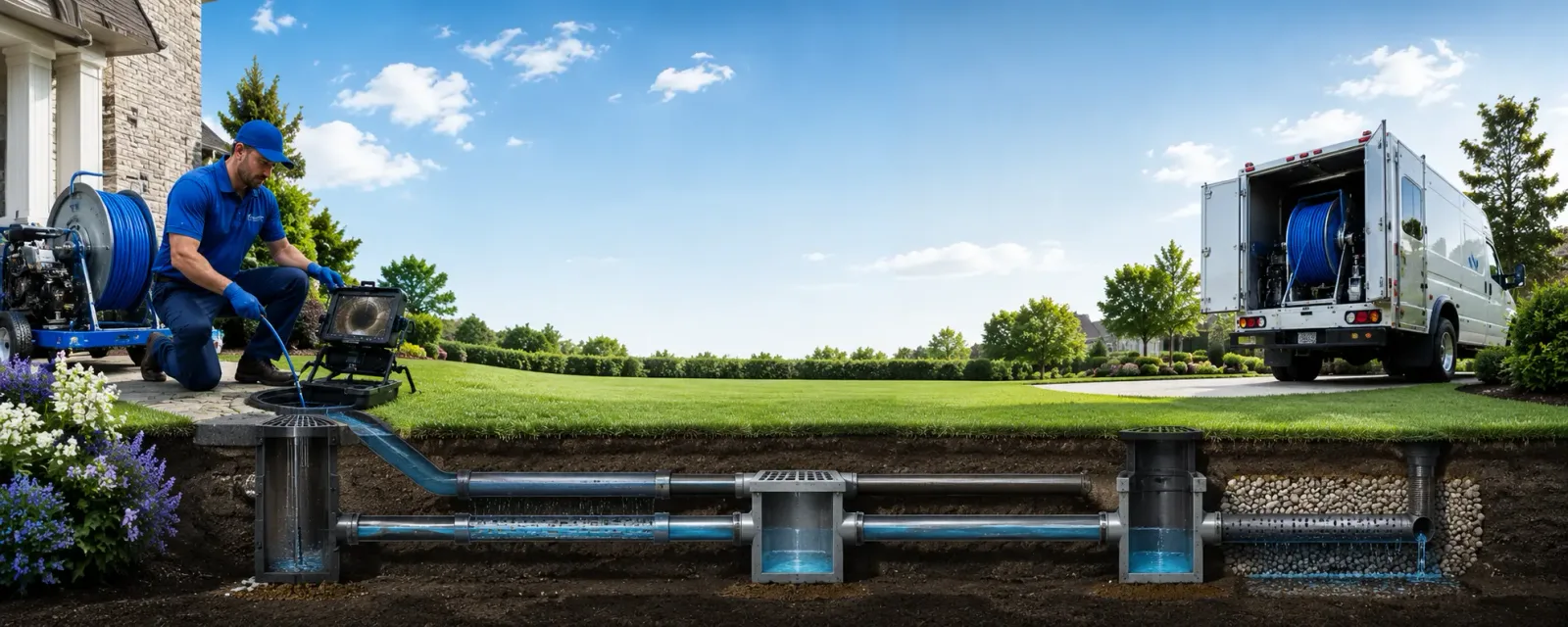 Outdoor drain cleaning information for Morven, GA